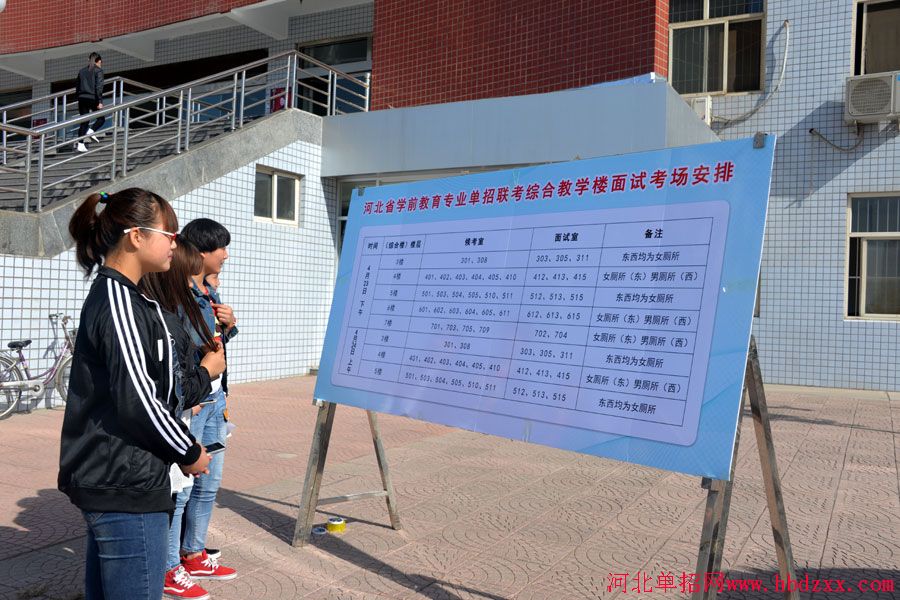 河北省2015年学前教育单招联考在河北女子职业技术学院开考 图4
