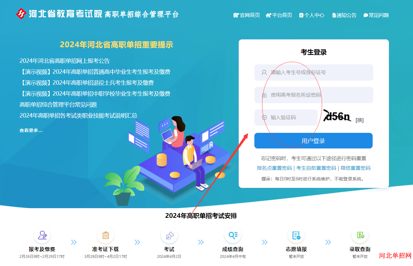 2024年河北省高职单招志愿填报流程图 图3